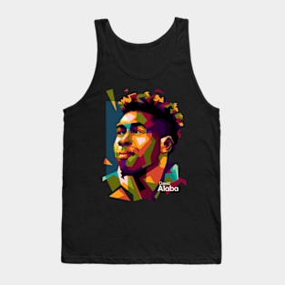 David Alaba In Wpap Art Tank Top